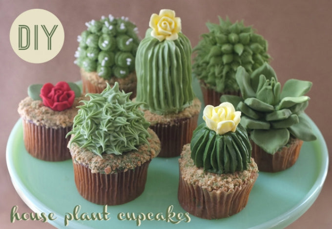 30 DIY Cacti Projects, including cupcakes