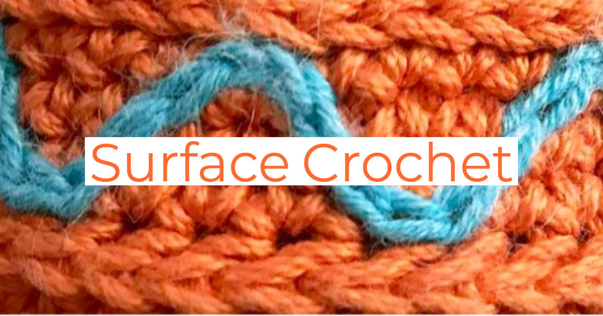 Surface Crochet Chevron Border For Ruby and Charley Cactus Crochet Kits
