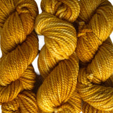 Three skeins of chunky yarn - hand dyed merino wool