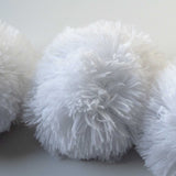 Faux Fur Pom Poms - "Neapolitan ice-cream" collection