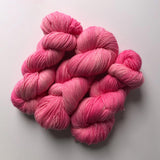 Pretty in Pink Merino Sock Yarn - Hand-dyed tonal