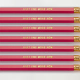 Bubblegum Pink set of "Just one more row" pencils