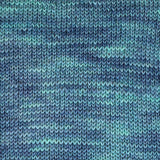 Surf's Up is a layered variegated blue hand dyed yarn