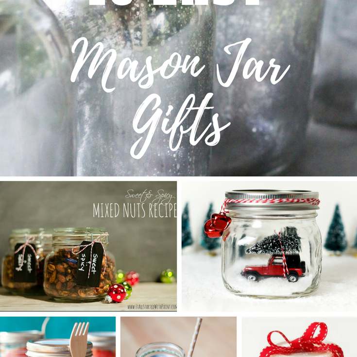Our Top 10 Last Minute DIY Mason Jar Gifts