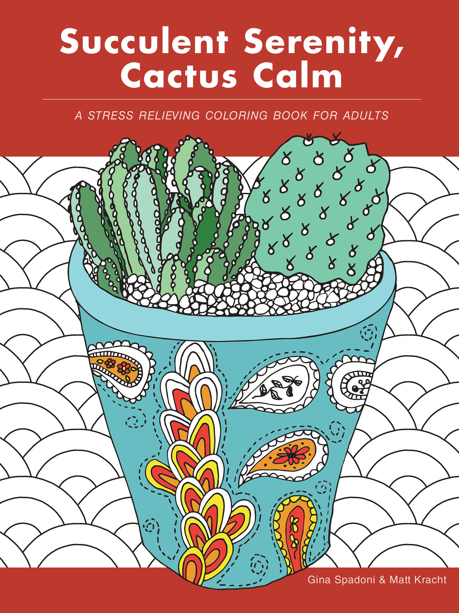 NEW Succulent Serenity, Cactus Calm coloring book
