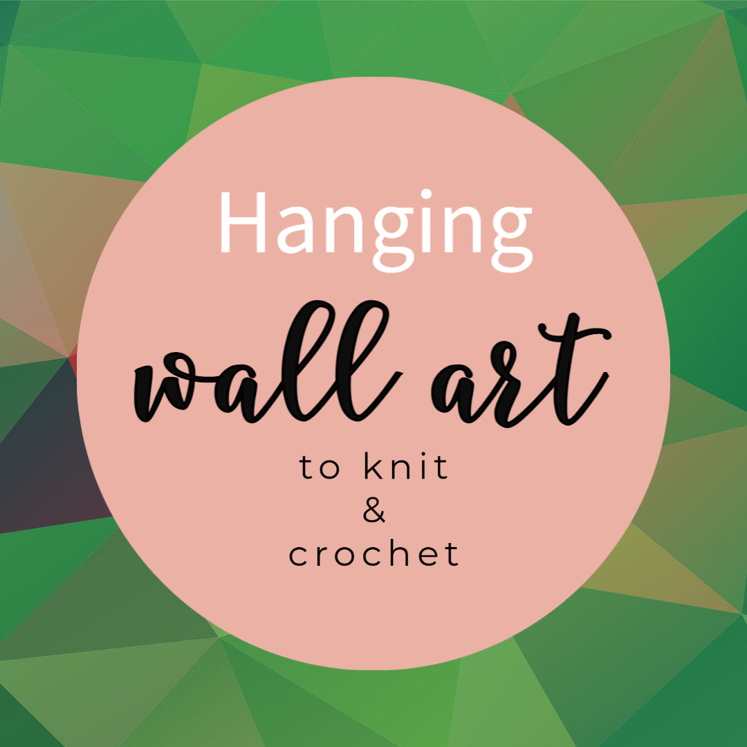 Make Your Own Trendy Wall Hanging with Knitting and Crochet