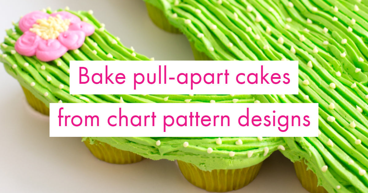Pull-Apart Cupcake Cakes: Use Your Pattern Charts for Design Inspiration