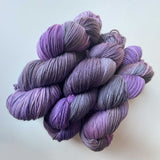 "Purple Haze" - Buy One Skein or Bundle & Save - Indie-dyed sock yarn (merino/nylon fingering weight) - Yarn is the color of lilacs: purple, lavender, pink, and blue