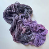 "Purple Haze" - Buy One Skein or Bundle & Save - Indie-dyed sock yarn (merino/nylon fingering weight) - Yarn is the color of lilacs: purple, lavender, pink, and blue