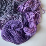 "Purple Haze" - Buy One Skein or Bundle & Save - Indie-dyed sock yarn (merino/nylon fingering weight) - Yarn is the color of lilacs: purple, lavender, pink, and blue