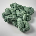 Artichoke sage bulky weight 2-ply merino wool yarn 