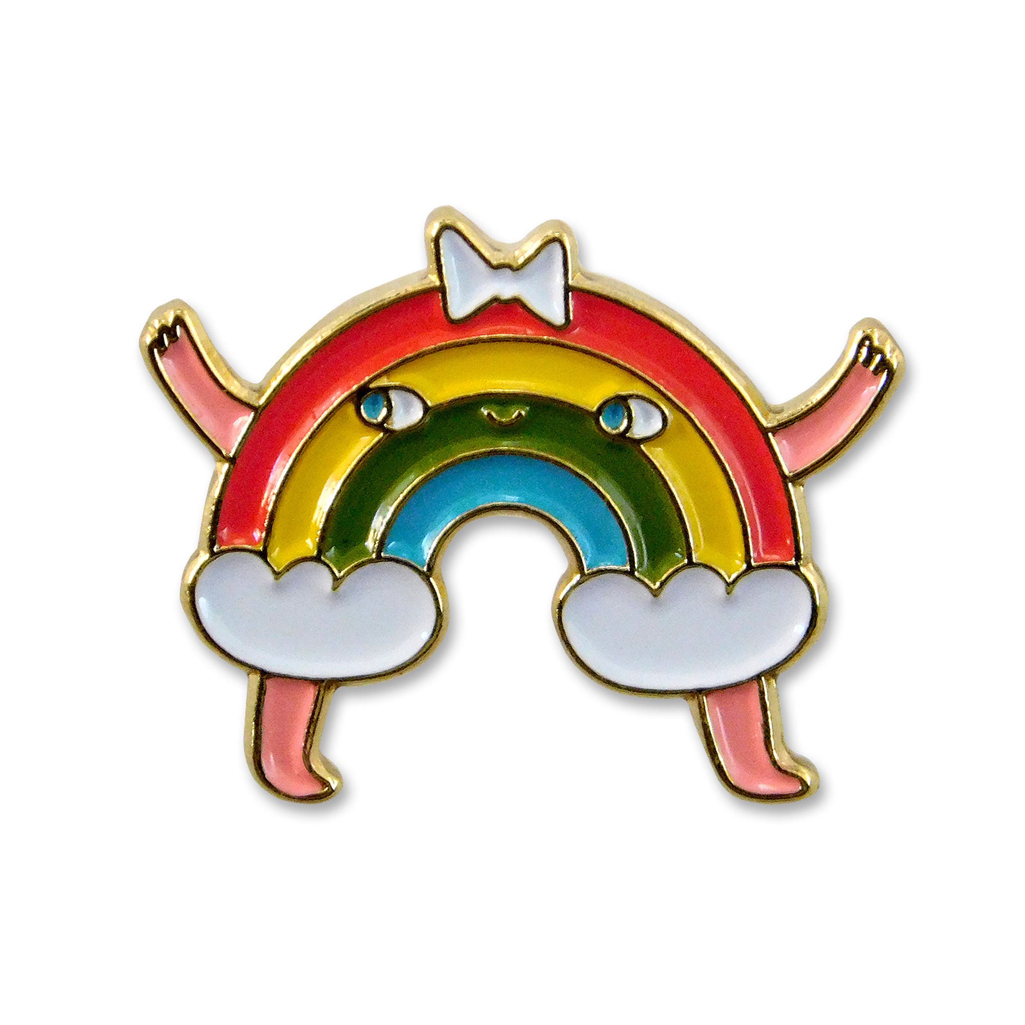 rainbow pin, rainbow enamel pin, pride pin, LGBTQ+ pin, LGBTQ pride, be an ally