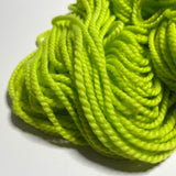 Polly Chartreuse Green Yarn - 2-ply Bulky-weight Chunky Merino Wool