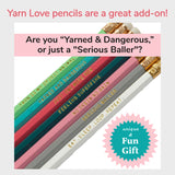 Yarn Notebook for Knitters and Crocheters with a lay-flat spiral binding - dot-grid paper