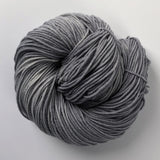"Silver Fox" - Buy one skein or BUNDLE and save - DK Sock Yarn (merino/nylon light worsted weight) - Tonal Gray