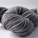 "Silver Fox" - Buy one skein or BUNDLE and save - DK Sock Yarn (merino/nylon light worsted weight) - Tonal Gray