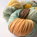 hand-dyed variegated sock yarn  
