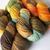 Fall Colors Set -- Hand-Dyed Merino Wool Sock Yarn Set