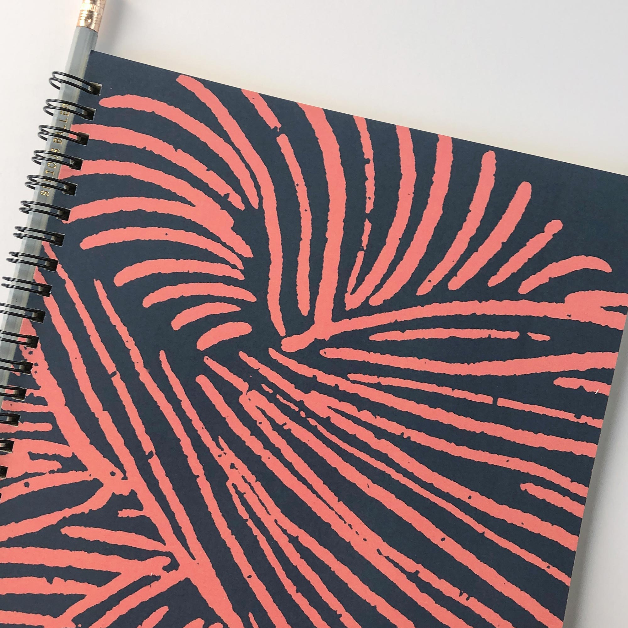 lay flat spiral bound for easy journaling