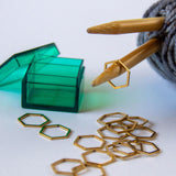 hex stitch markers for knitters