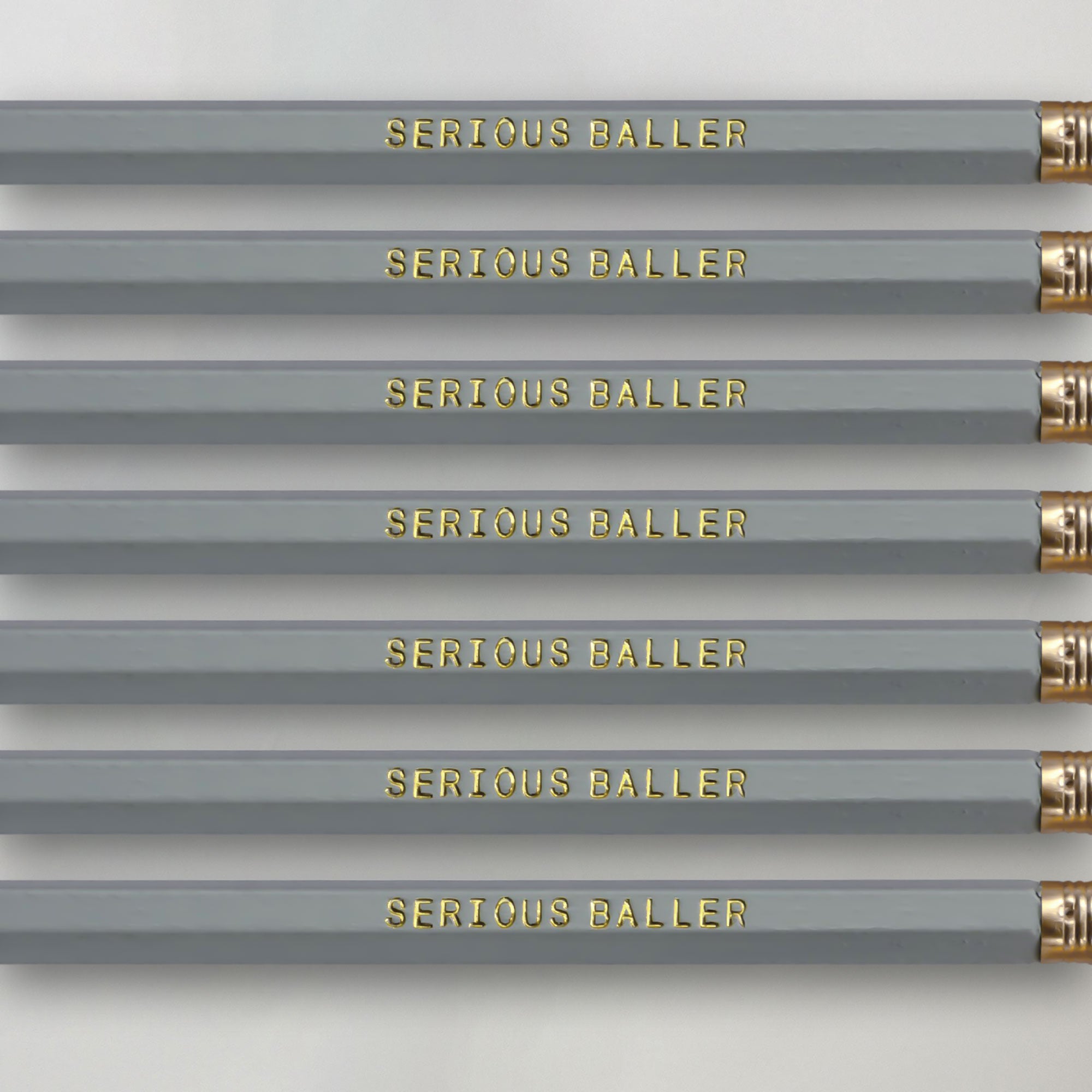 Serious Baller Pencil Set for Knitters and Crocheters