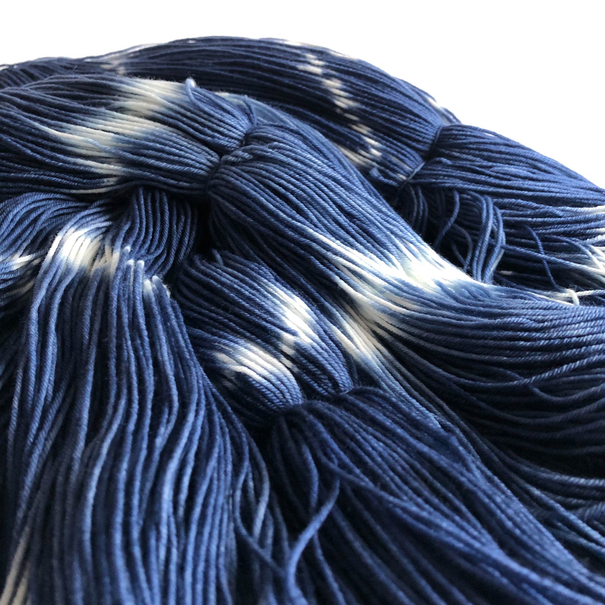 shibori sock yarn 
