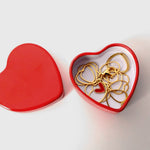 Red heart stitch marker set is a great gift for knitters 