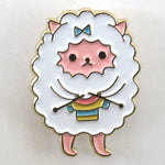 enamel lapel pin for knitters